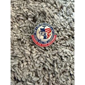 We The People Enamel Pin